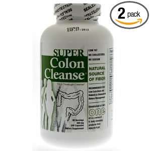 Health Plus Super Colon Cleanse, Capsules with Herbs and Acidops, 60 