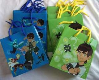 12 pc Ben 10 Cartoon Network Party Favor Goody Gift Bag  
