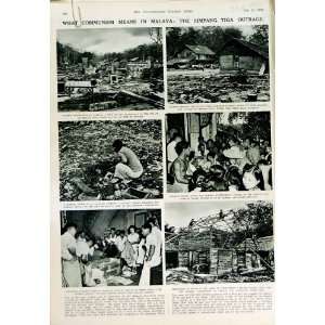   1950 COMMUNISM MALAYA SIMPANH TIGA SCOTS GUARDS WAR