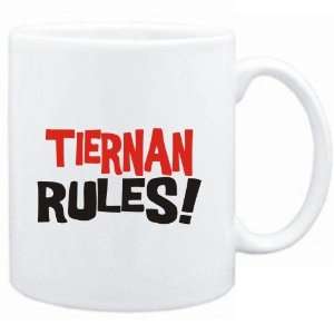  Mug White  Tiernan rules  Male Names