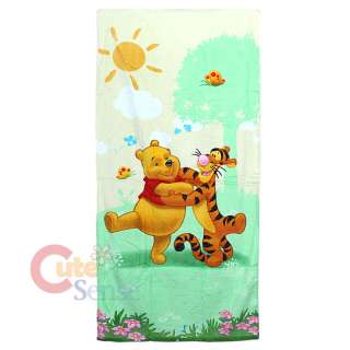 Winnie the Pooh & Tigger Beach Towel Bath Cotton 30x60  