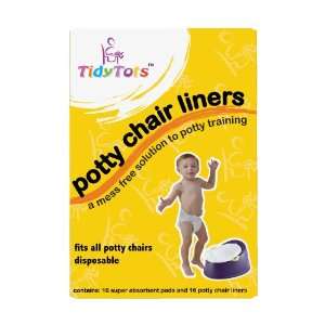 Tidy Tots Disposable Potty Chair Liners   UNIVERSAL FIT 