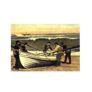  Cape Cod   Launching Life Boat 8 X 10 Poster