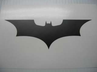 Black Matte Batman Begins Vinyl Decal  