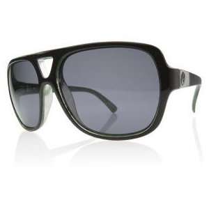  Electric Bickle Sunglasses Black Green Chex/Grey, One Size 