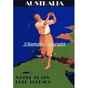  Man Playing Golf in Australia World Class Golf Courses 