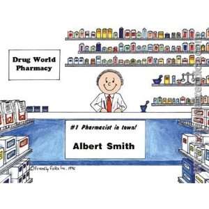  Personalized Name Print   Pharmacist or Pharmacist Tech 
