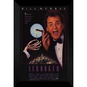  Scrooged 27x40 FRAMED Movie Poster   Style A   1988