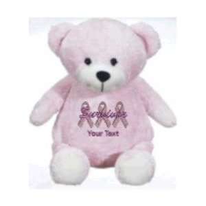   embroidered Breast Cancer Survivor pink support ribbons Toys & Games