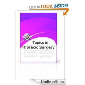 Topics in Thoracic Surgery Paulo F. Guerreiro Cardoso  