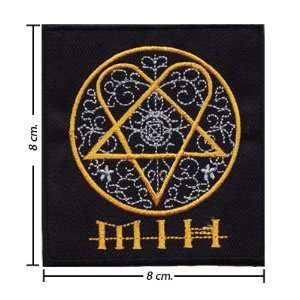 com Him Heartagram Music Band Logo I Embroidered Iron on Patches Free 