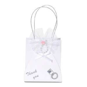  Wedding Gown Mini Favor Bag   Set of 12 Health & Personal 