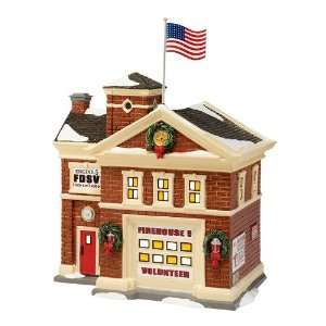   Department 56 Snow Village Firehouse No 5 *NEW 2011*