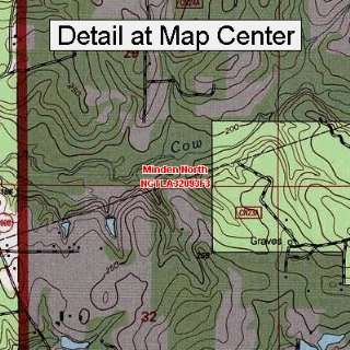   Map   Minden North, Louisiana (Folded/Waterproof)