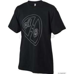  All City Shield Logo T  Shirt, Black XL