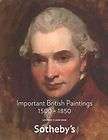 Sothebys Catalogue Important British Paitings 2008 HB