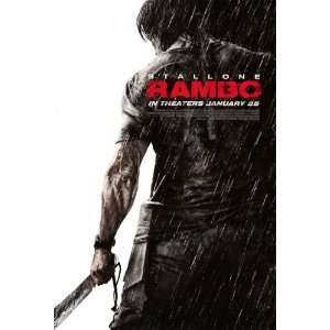  Rambo 2008 MOVIE POSTER Sylvester Stallone