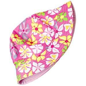  Funky New Pink Flowers Power Hippy Costume Bucket Hat 