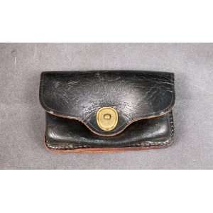 Military Police (MP) Black Leather Ammunition / Handcuff Pouch