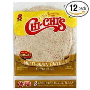 Chi Chis Tortilla, Multigrain, with Omega, 14 Ounce (Pack of 12)