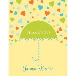  Forecasting Love Yellow Thank You Cards 