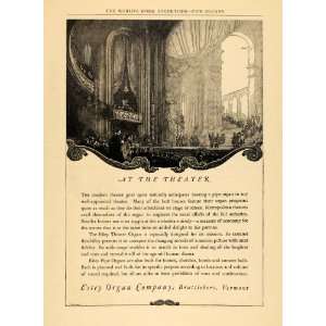  1924 Ad Estey Theater Organ Metropolitan Theater Play 