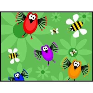  Birds and Bees Postage Stamp
