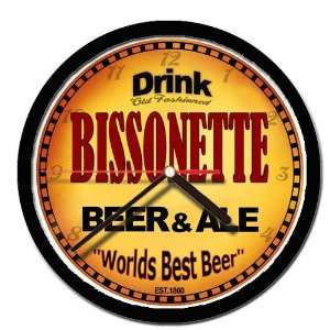  BISSONETTE beer and ale cerveza wall clock Everything 