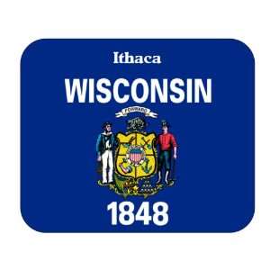  US State Flag   Ithaca, Wisconsin (WI) Mouse Pad 