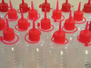 350 x Empty Concertina Bellow Plastic Squeeze Bottles 3.3oz  