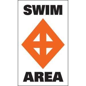  Buoy Label Swim Area (pair)