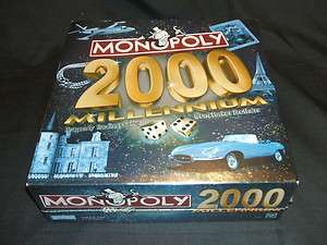 MONOPOLY 2000 MILLENNIUM EDITION NEW SEALED IN BOX  