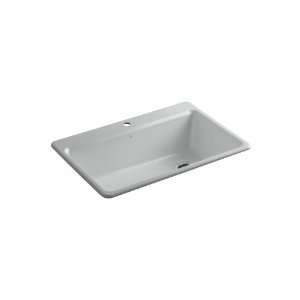 KOHLER K 5871 1 95 Riverby Self Rimming Single Basin Kitchen Sink with 