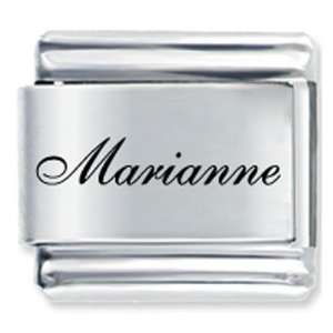   Edwardian Script Font Name Marianne Italian Charms Pugster Jewelry