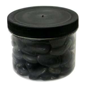  Jar of Black Rocks, 2.5 lbs.