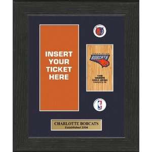 Charlotte Bobcats Ticket Frame 