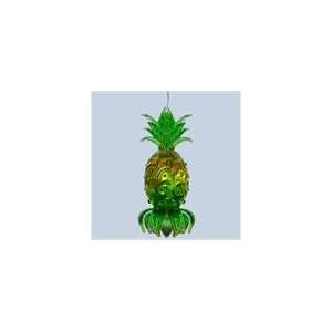  Club Pack of 12 Glass Pineapple Christmas Ornaments 2.5 