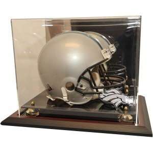  Denver Broncos Zenith Helmet Display, Mahogany Sports 