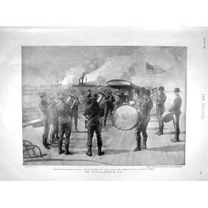  1898 Santiago Texas Ship Music Band Reid Peking Cambon 