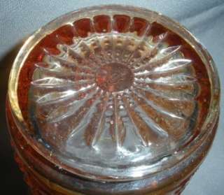 IMPERIAL CARNIVAL GLASS 1 PT PITCHER GRAPES VINTAGE MARIGOLD  