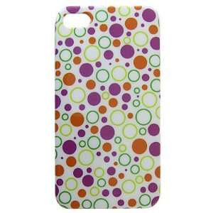  Gino Hard IMD Plastic Colorful Dotted Print Back Case for 