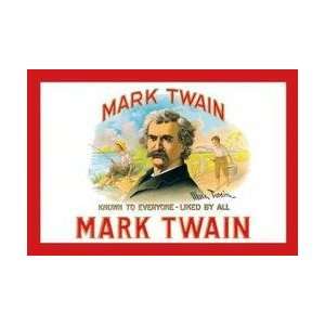  Mark Twain Cigars 24x36 Giclee