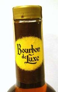 Bourbon Deluxe Kentucky Whiskey Vintage OLD & RARE  