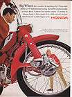   Print Ad 1965 HONDA Big Wheel Let a Little Rub Off on You. Great Image
