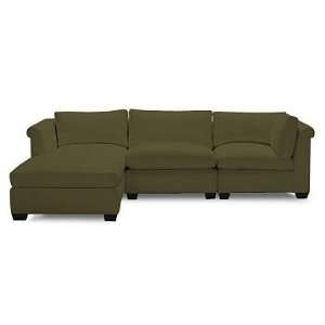  WSH Sectional Chaise, Right Arm, Mohair, Moss Patio, Lawn & Garden