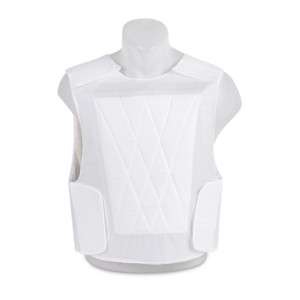 White Concealed Anti Stab + Bulletproof Body Proof Vest  