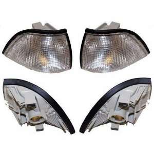  BMW 318i CONVERTIBLE PAIR OF WHITE TURN SIGNAL LIGHTS (RIGHT & LEFT