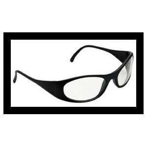 Crews Protective Eyewear Safety Goggles Glasses   Black Frame  