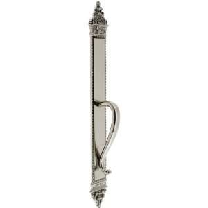  Large Blois Pattern Door Pull in Polished Nickel.
