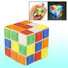 3x3 Flash Light Colorful Magic Cube Toy Puzzle Game New